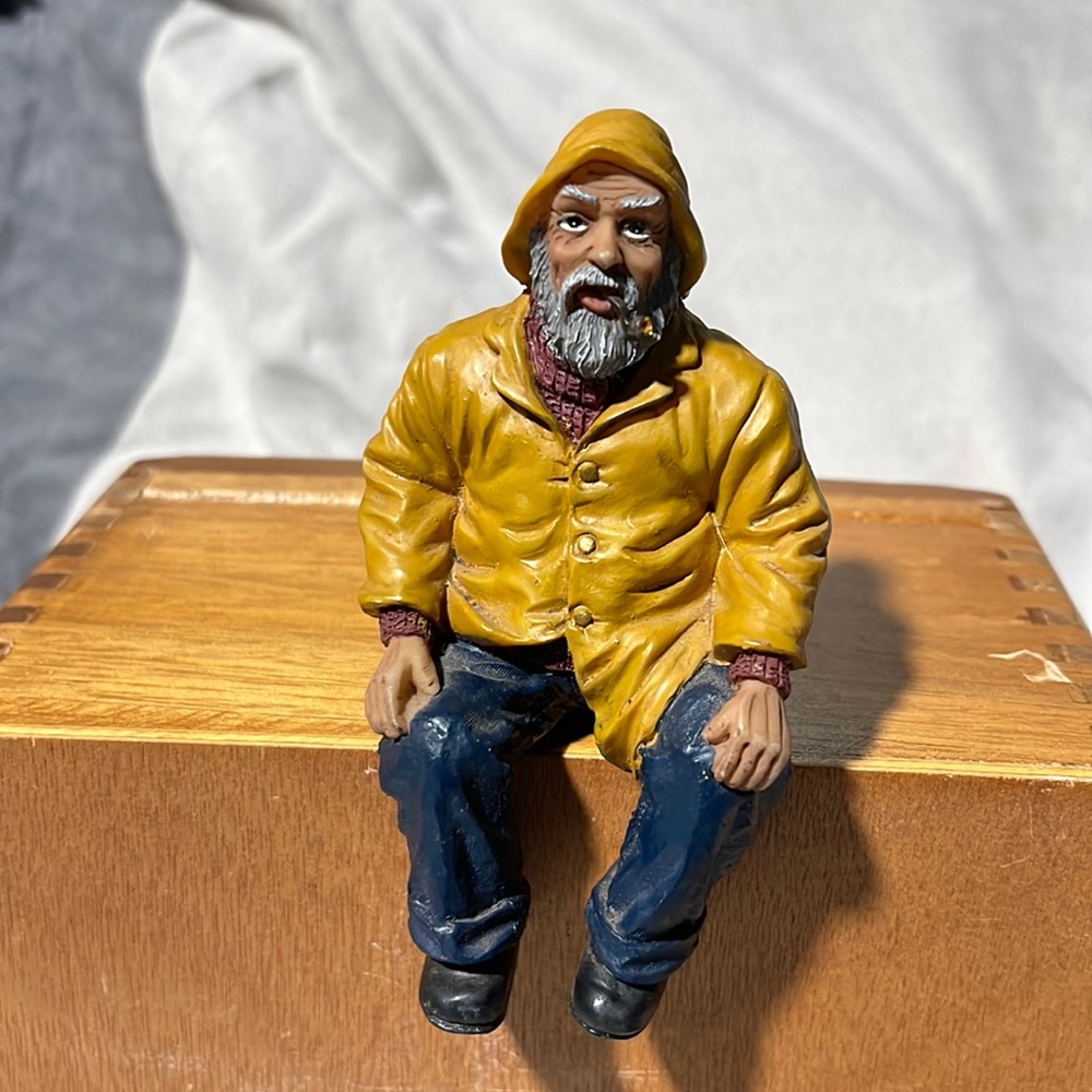 Mr. Salty Fisherman Figurine